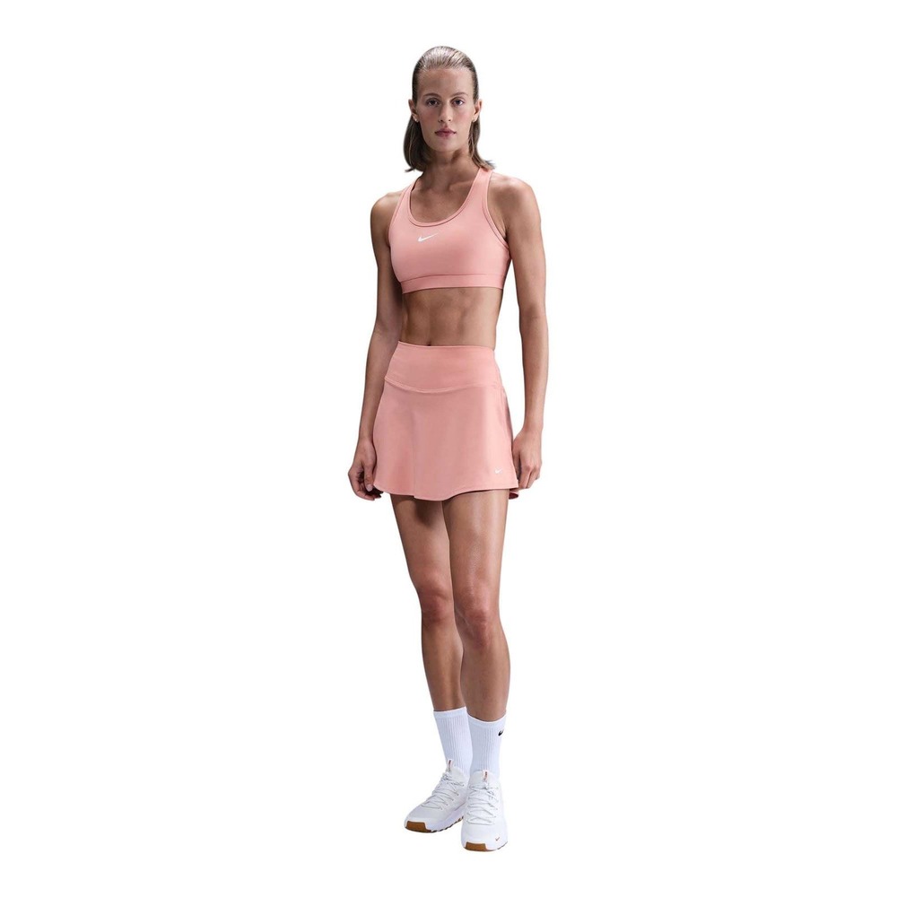 Nike One Dri-FIT High-Waisted Skort Dusty Rose Pink IH8614-685 Womens XS NWT